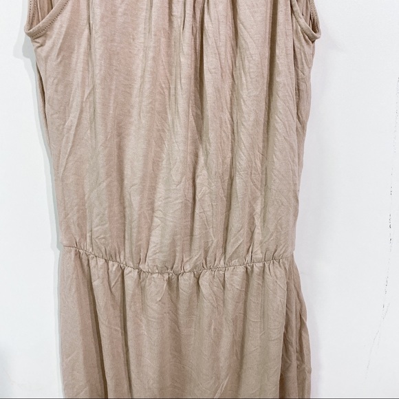 Knit Embellished Draped Dress Champagne - Picture 13 of 15